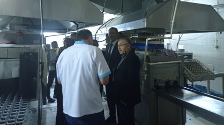 Rektör Yardımcımız Prof Dr.Emrullah EKEN hocamız Başkanlığımıza bağlı faaliyet gösteren Merkez Yemekhane ve Kutalmışoglu Süleyman Şah Tesisleri Yemekhanesinde incelemelerde bulundu.